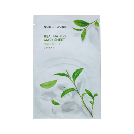 Nature Republic Real Nature Mask Sheet Green Tea 23ml (Korea)