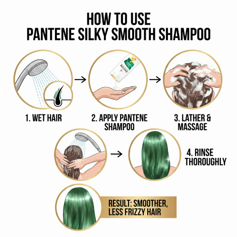 Pantene Pro - Vitamin Silky Smooth Care Shampoo 300ml (Thailand)
