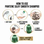 Pantene Pro - Vitamin Silky Smooth Care Shampoo 300ml (Thailand)