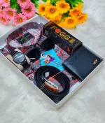 Men's Pure Cotton Shirt Gift Combo with Watch, Wallet and Belt