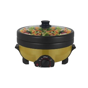 Elima EM-MC500 Double Pot Electric Multi Cooker 5.0 L- Gold Color