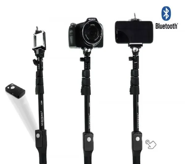 Yunteng YT-1288 Extendable Selfie Stick Handheld Monopod Tripod With Shutter Release
