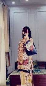Cotton Silk Digital Print Two Piece for Women, 2 Colours