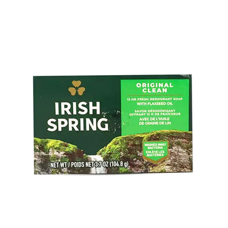 Irish Spring Original Clean 12H Fresh Deodorant Soap 104.8g (Canada)