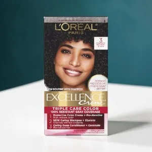 L'Oreal Hair Colour Excellence - 3 Natural Black (France)