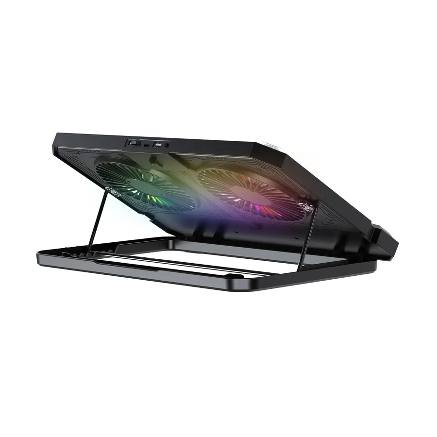 Fantech NC21 RGB Black 17 Inch Laptop Cooler