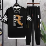 Men's Jersey Half Sleeve T-Shirt and Trouser Combo, 5 Colours