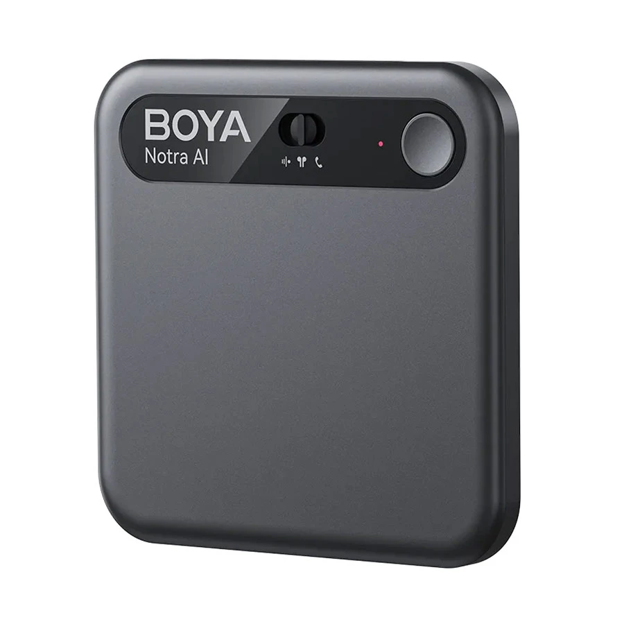 BOYA Notra AI Voice Recorder 64GB Black