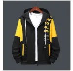 Men's Cotton Zipper Hoodie, 300 GSM, Sizes M to XL, 4 Colours