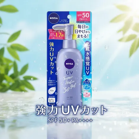 Nivea UV Super Water Gel SPF50  140g (Japan)