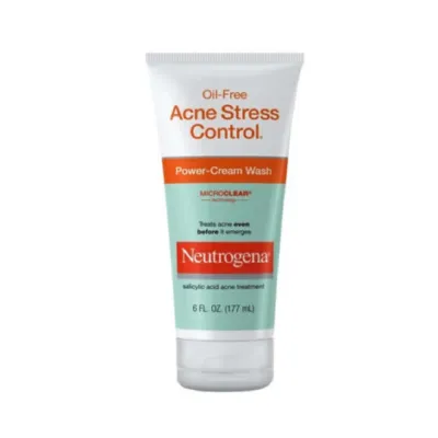 Neutrogena Oil-Free Acne Stress Control Power-Cream Wash 177ml (USA)