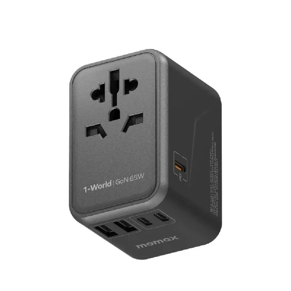 Momax 1-World 100W GaN 4 ports + AC Travel Adapter (UA10)