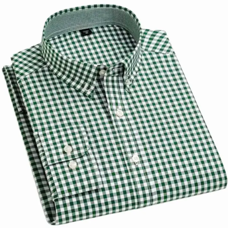 Men's Cotton Shirt with Collar Sizes 15.5 to 17, 6 Colours