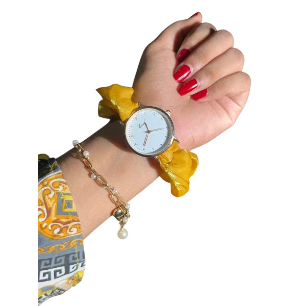 Women Ribbon Watch for Ladies and Girls