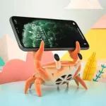 3-in-1 Cute Crab Phone Holder & Wireless Bluetooth Speaker (VO-F8)