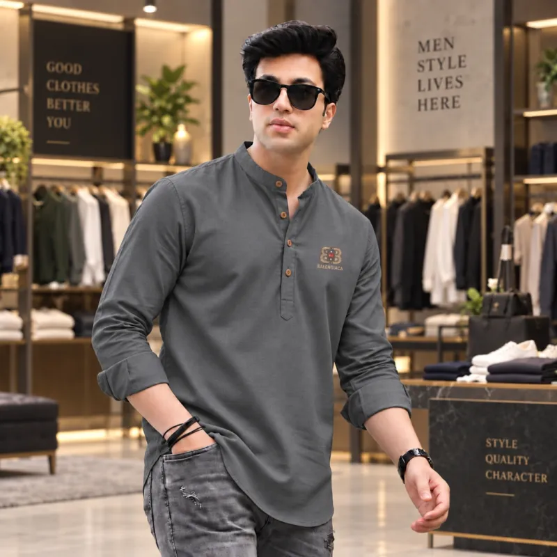 Men's Soft Pure Cotton Katua, Sizes M to XXL