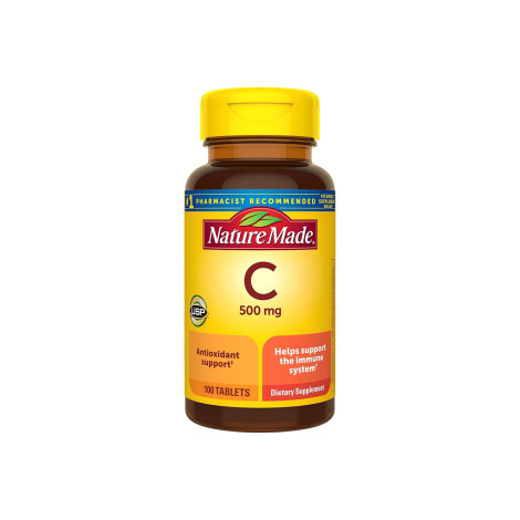 Nature Made Vitamin C Supplement 500mg 100 Tablets (USA)