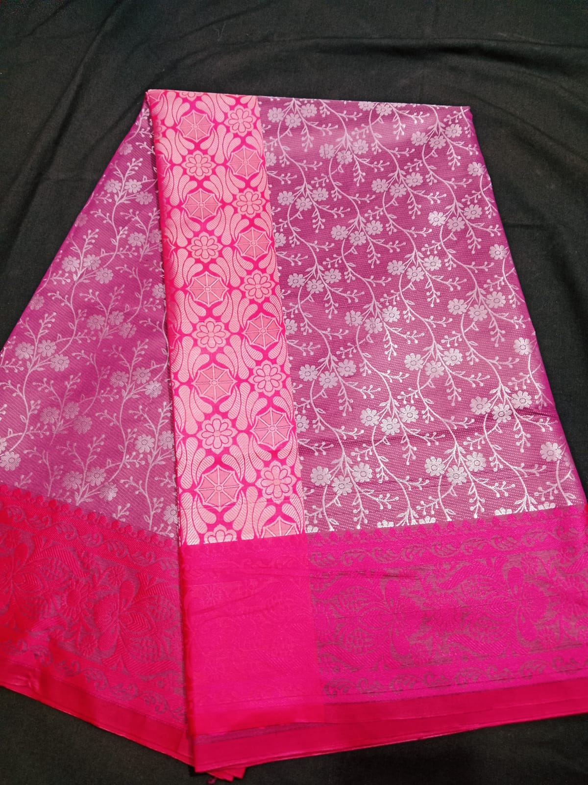 Kanjivaram Katan Saree with Zari Work and Blouse Piece, 6 Colours