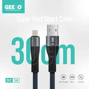 Geeoo DC-14 Super Fast Micro USB 3A Cable