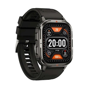 WiWU SW05 Tarnish Black Bluetooth Calling Smart Watch