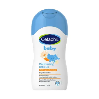 Cetaphil Baby Moisturizing Oil With Organic Calendula 200ml (Germany)
