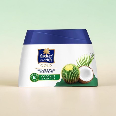 Parachute Gold Coconut & Cactus Damage Repair Hair Cream 140ml (India)