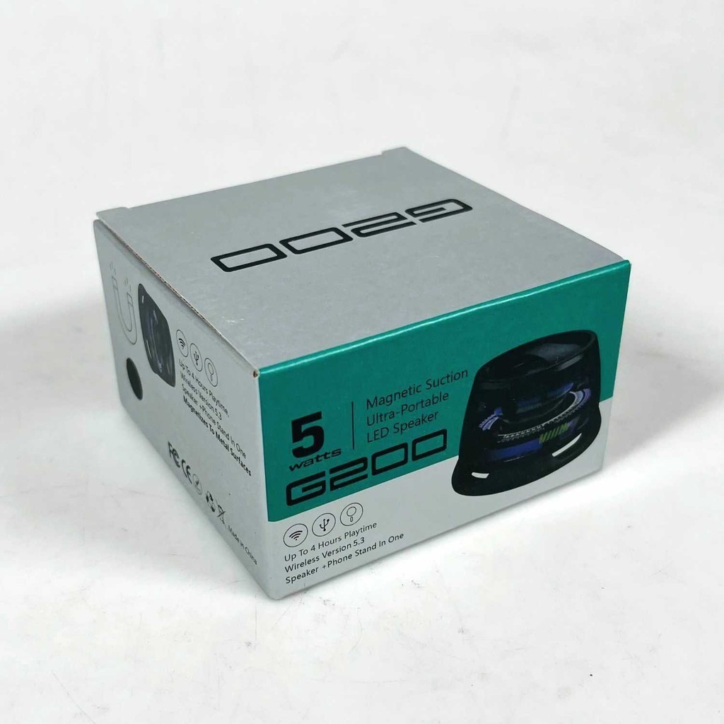 g200 Magnetic Suction Ultra-Portable LED Speaker
