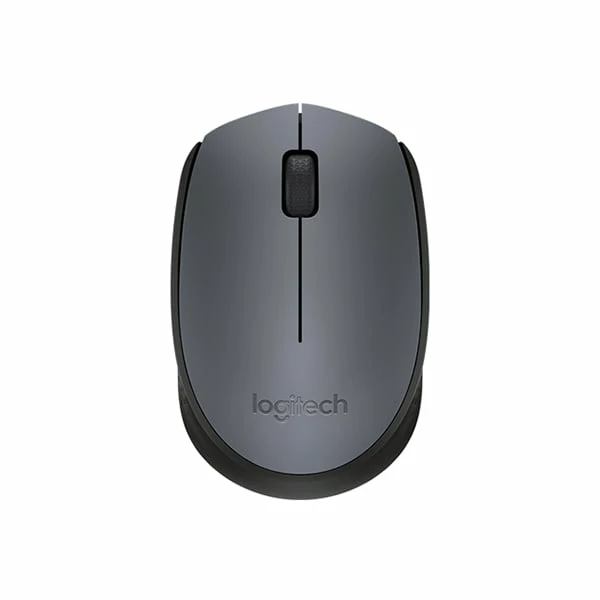 Logitech M171 Wireless Mouse – Gray Color