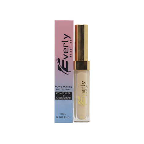 Everly Beauties Pure Matte Full Coverage Concealer & Corrector - Pure Beige (China)