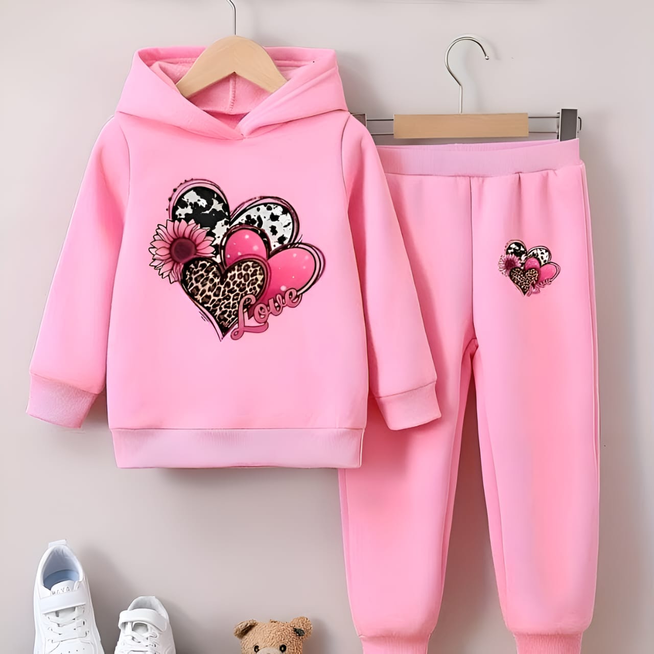 Baby Hoodie Set with Pant for Boys and Girls, Sizes 3-6M to 9-10Y