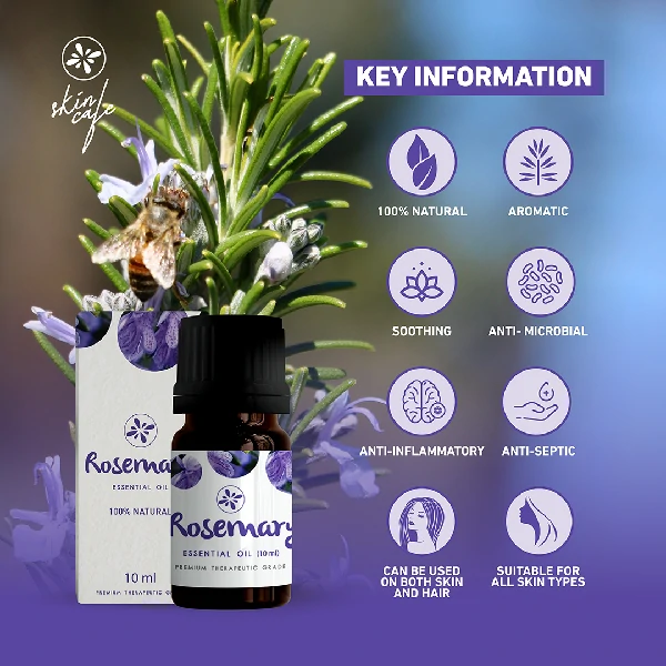 Skin Cafe 100% Natural Essential Oil - Rosemary (10ml)