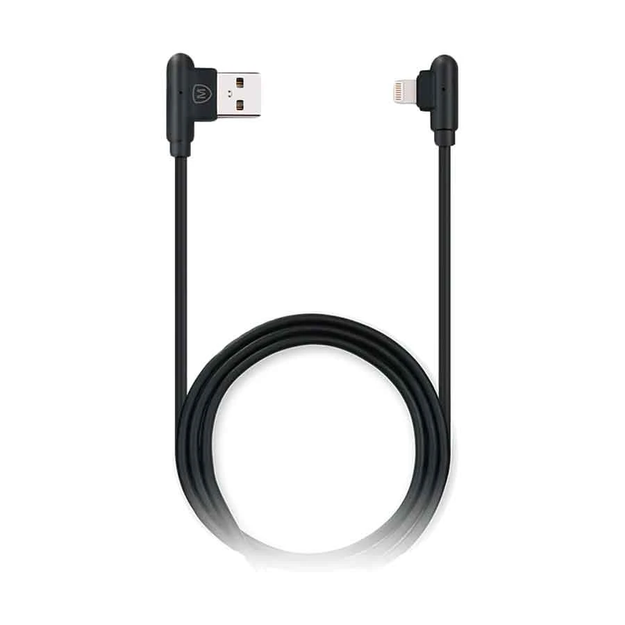Micropack Gripline I-124LE L-Shape USB to Lightning Cable 1.2m Black