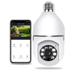 PTZ Bulb System 360 Degree WiFi Panorama IP Camera