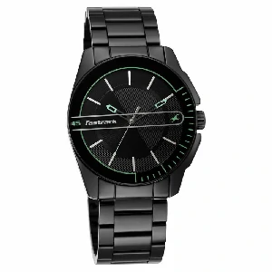 Fastrack NS3089NM03 Wear Your Look Quartz Analog Black Dial Metal Strap Watch
