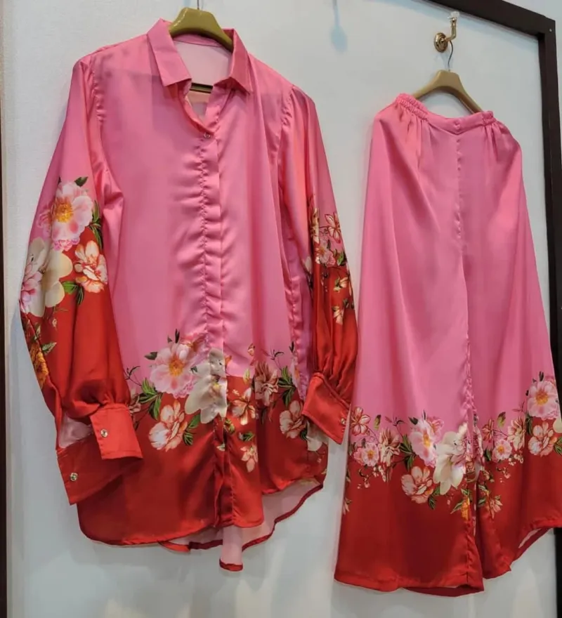 Silk Digital Print Two Piece, 35/36 Inch Kameez, 4 Colours