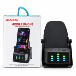 A6 Mobile Phone Sensor Speaker Stand with Bluetooth & 180° Rotation