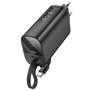 Hoco J148 Handy PD20W 5000mAh Power Bank EU plug – Black