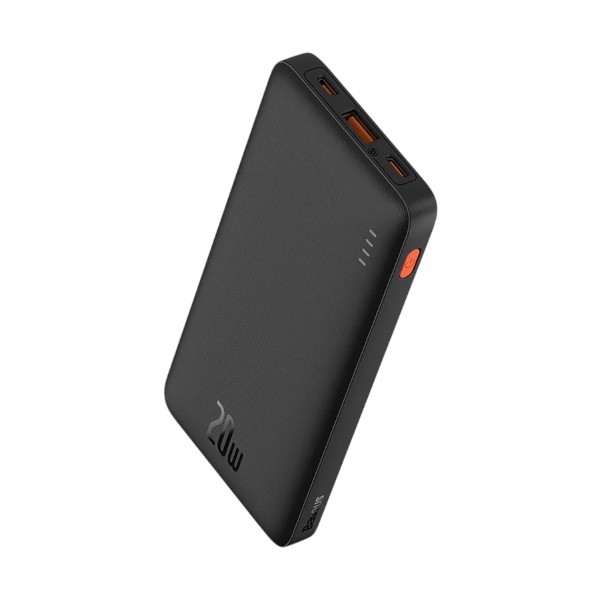 Baseus Airpow PPQD090001 10000mAh Black 20W Power Bank with USB-A to Type-C Cable