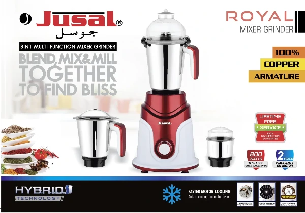 Jusal 800W Royal Mixer Grinder