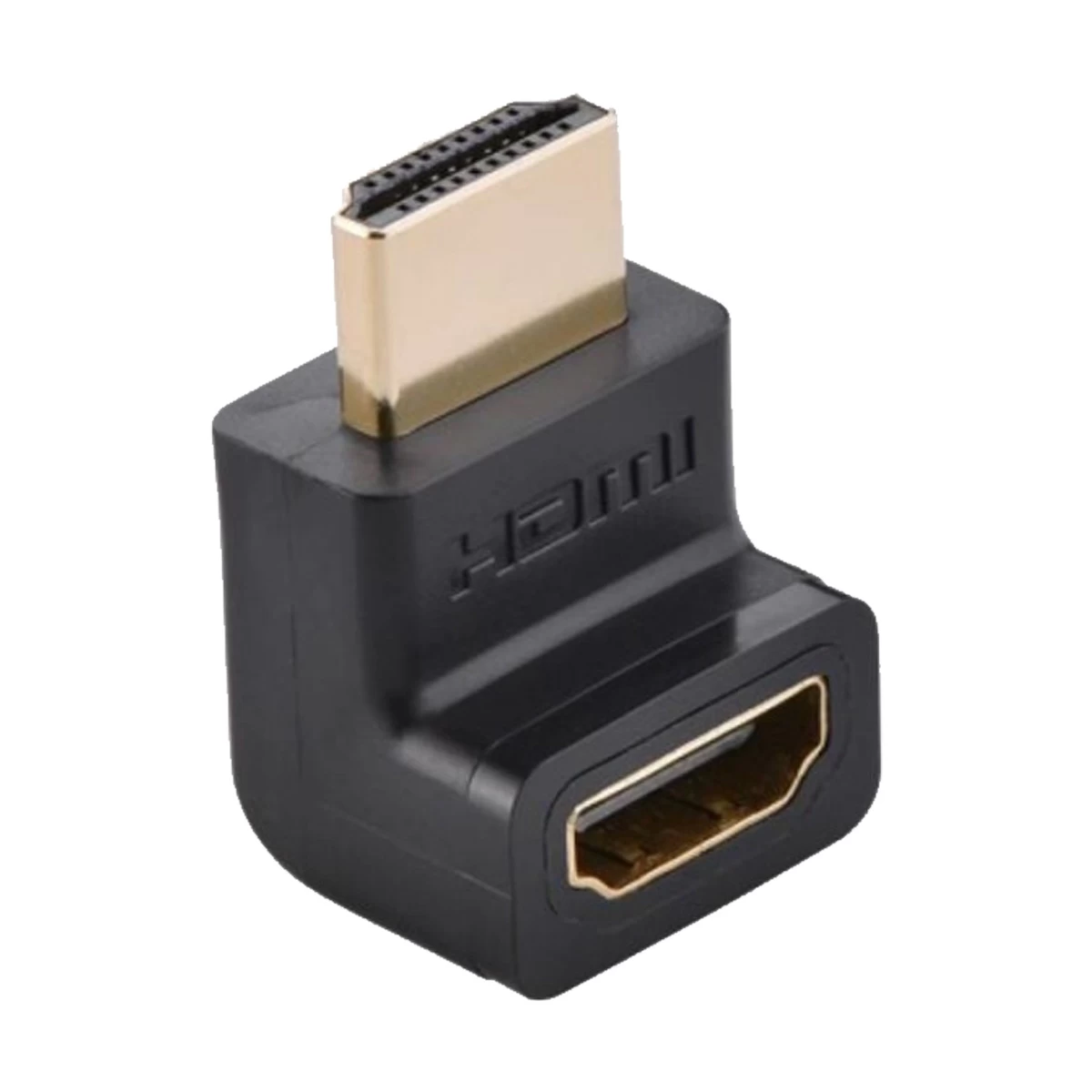 UGREEN 20110 HDMI Male to Female Up Angle Converter Black