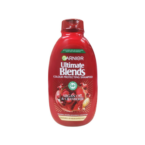 Garnier Ultimate Blends Argan Oil & Cranberry Colour Illuminator Shampoo 400ml (Poland)