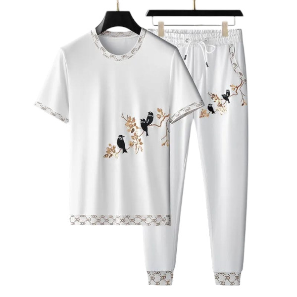 Stylish Printed T-Shirt & Full pant Set