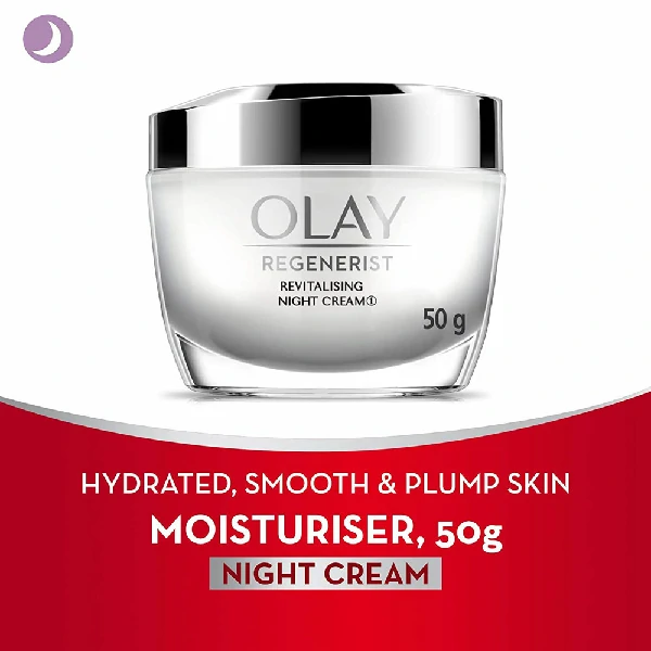 Olay Night Cream: Regenerist Revitalising Night Moisturiser (50gm)