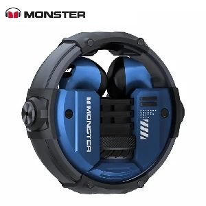 Monster XKT10 Bluetooth Earphones Wireless Headphones – Blue Color