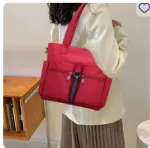 Women Casual Large Capacity Waterproof Oxford Cloth Bag (Dark Blue)