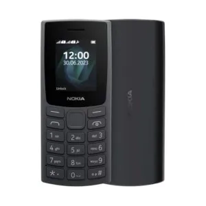 Nokia 105 (2023) Model Black Colour (Refurbished)