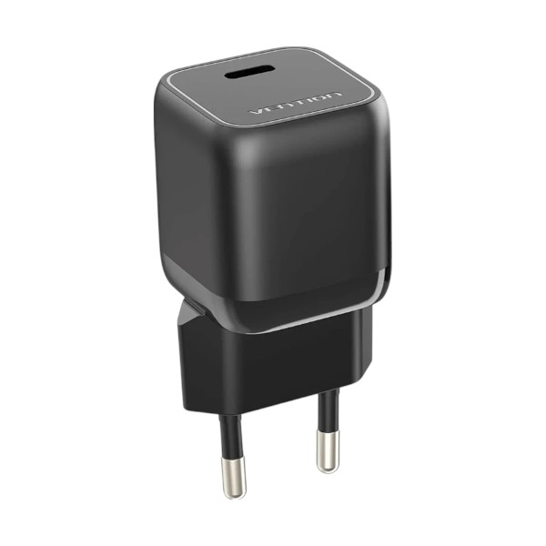 Vention FAKB0-EU 1-Port USB-C 30W GaN Black Charger