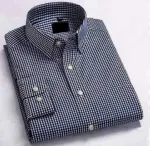 Men's Cotton Shirt with Collar Sizes 15.5 to 17, 6 Colours