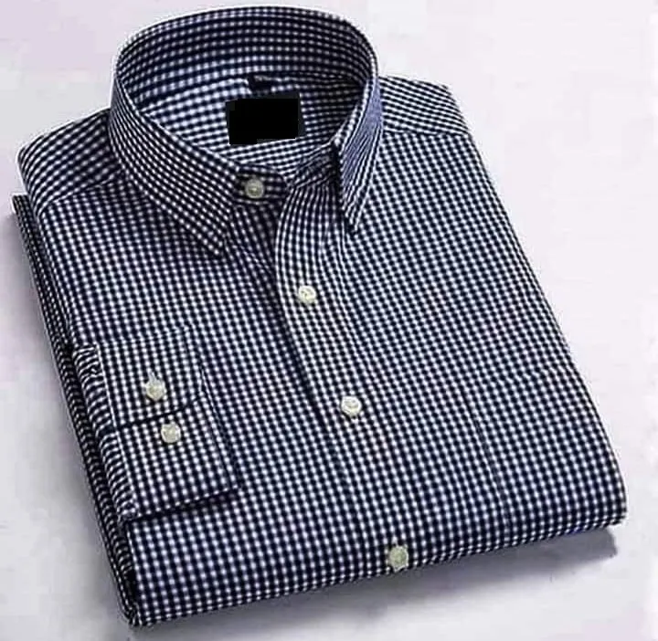Men's Cotton Shirt with Collar Sizes 15.5 to 17, 6 Colours