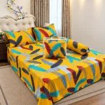 Comforter Bedding Set with Bolster Cover and Bag, Pure Twill Cotton